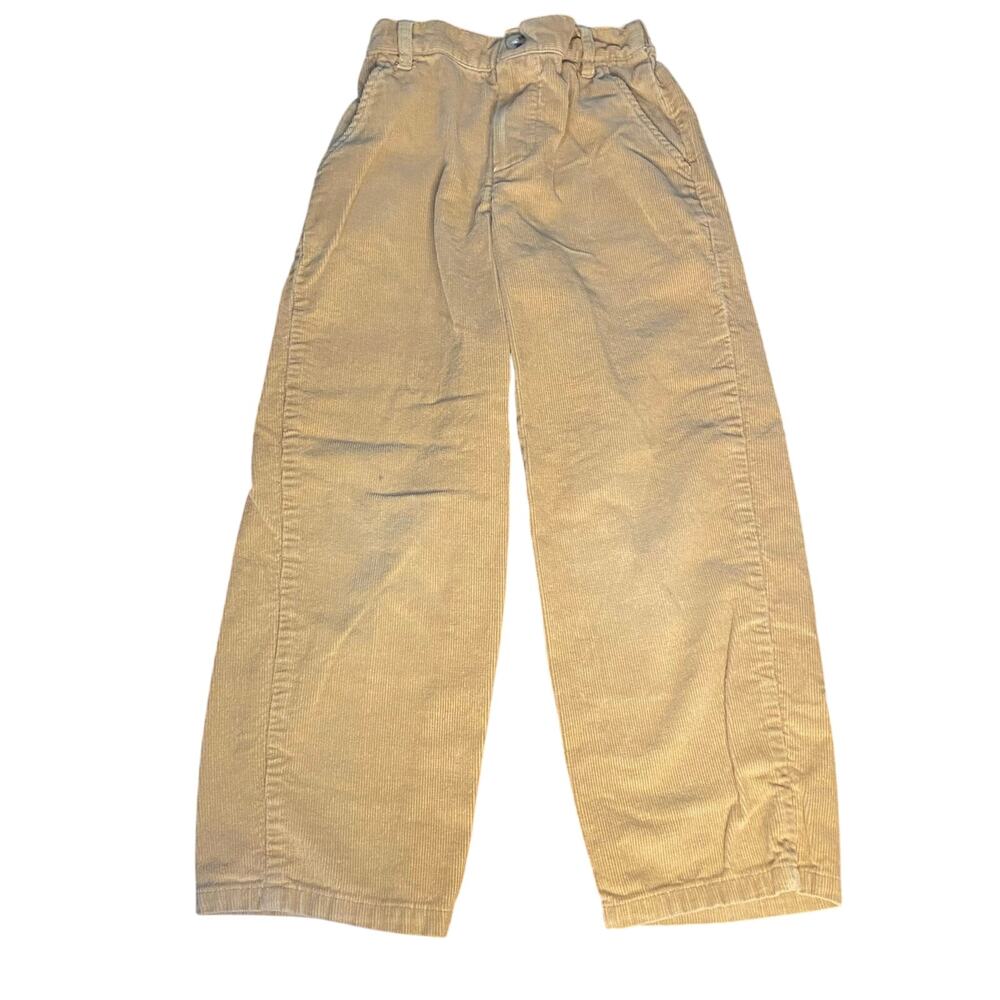 J. Khaki beige corduroy elastic waistband‎ straight leg pants SIZE 6